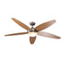 elevenpast Ceiling Fans Wood Lancer Ceiling Fan with Light Satin Chrome | Wood RF31WD 6009506474388