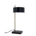 elevenpast Lamps Mina Table Lamp Black and Brass RG10016 0700254841564