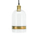elevenpast Kava Clear Glass and Brass Pendant Light RG10060