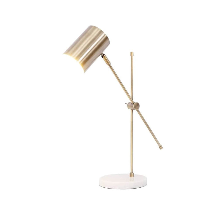 elevenpast Lamps Martin Table Lamp Marble and Brass RG10071 0700254841496