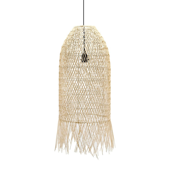 elevenpast Lighting Large / Natural Okavango Rattan Pendant Light Natural or Black RG10136