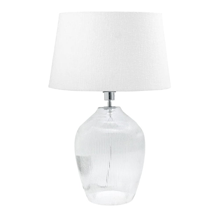 elevenpast table lamp Clear & Chrome Chihuly Glass Table Lamp | 2 Colours RG10308