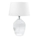 elevenpast table lamp Clear & Chrome Chihuly Glass Table Lamp | 2 Colours RG10308
