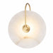 elevenpast Wall Light Calypso Alabaster Marble and Gold Wall Light RG10322