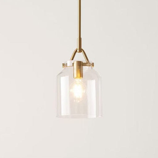 elevenpast pendant light Caspian Glass Pendant - Gold RG10345