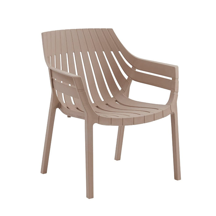 elevenpast Outdoor Chairs Taupe Cancun Single Polypropylene Outdoor Chair RG10424