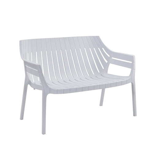 elevenpast Outdoor Chairs White Cancun Double Polypropylene Outdoor Chair RG10425