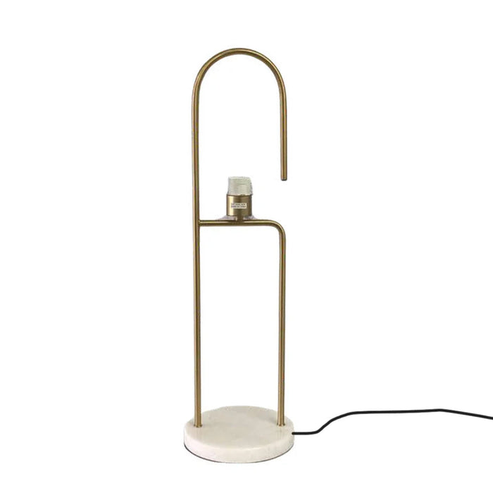elevenpast Table Lamp Vesper Metal and Stone Table Lamp RG10498