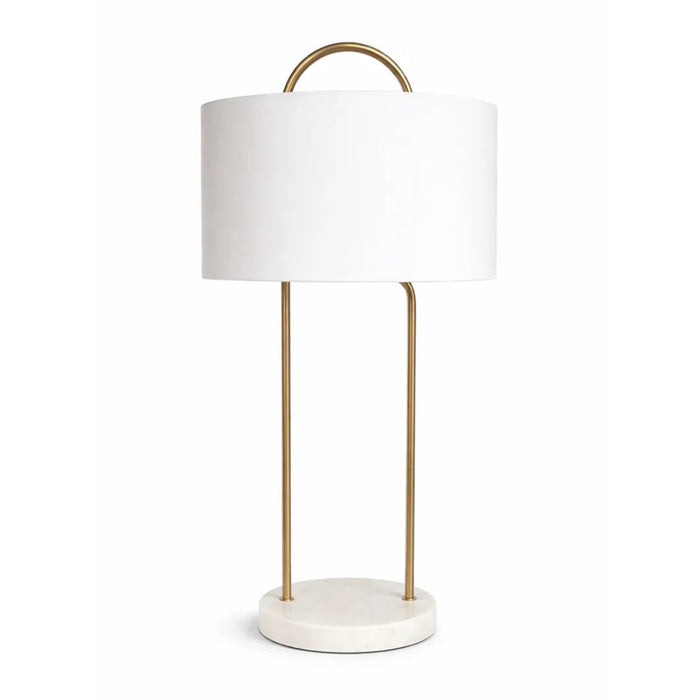 elevenpast Table Lamp Vesper Metal and Stone Table Lamp RG10498