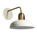 elevenpast Wall Light Ivory and Gold Pluto Gold and Black or Ivory Wall Light RG10585