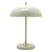 elevenpast Table Lamp ivory Charon Gold and Emerald or Ivory Table Lamp RG10589