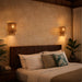 elevenpast wall light Capri Woven Rattan Wall Light – Modern Natural Wall Lamp RG10623
