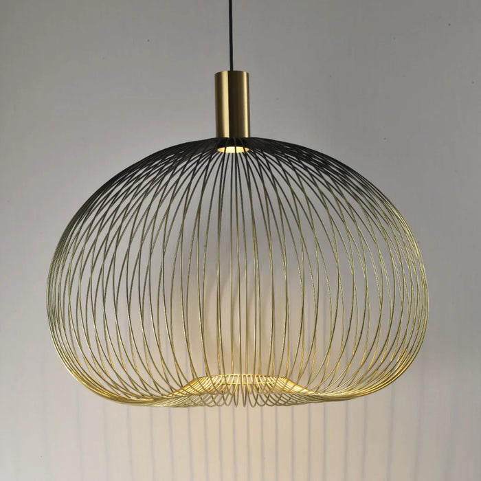 elevenpast pendant light Large Black and Gold Wire Cage Pendant Light - Small | Medium | Large RG10637