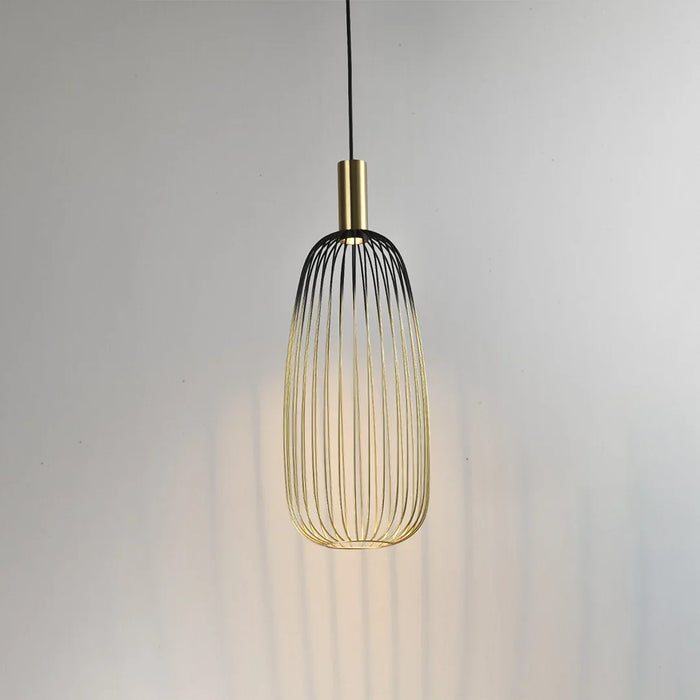 elevenpast pendant light Medium Black and Gold Long Wire Pendant Light – Medium | Large RG10638