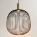 elevenpast pendant light Black Metal Wire Cage Pendant Light for Dining Room RG10640
