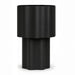 elevenpast Table Lamp Black Rippled Metal Table Lamp - Black | Green | Rust RG10647B