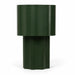 elevenpast Table Lamp Green Rippled Metal Table Lamp - Black | Green | Rust RG10647G