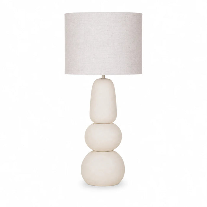 elevenpast table lamp Hobie Ceramic Table Lamp with Textured Linen Shade RG10682