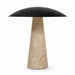 elevenpast table lamp Addie Travertine and Black LED Table Lamp RG10687
