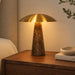 elevenpast table lamp Adira Brown Marble and Gold Shade LED Table Lamp RG10688