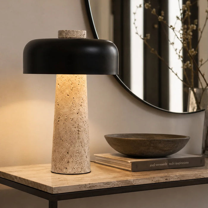 elevenpast table lamp Briar LED Travertine Table Lamp RG10689