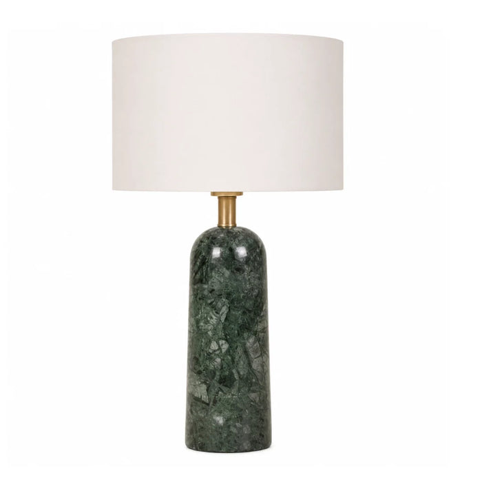 elevenpast Table Lamp Green Milan Marble and Gold Table Lamp – Green | White Marble RG10695