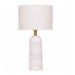 elevenpast Table Lamp White Milan Marble and Gold Table Lamp – Green | White Marble RG10696