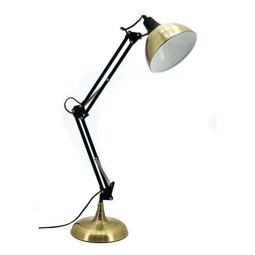 elevenpast Lamps Pix Black and Gold Retro Table Lamp RG5148 0700254841687