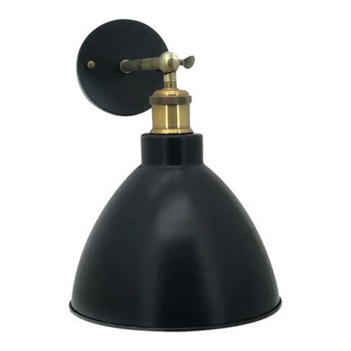 elevenpast Wall Light Black and Brass Atelier Metal Wall Light - White Chrome | Black Brass RG9331