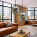 elevenpast pendant light Veruca Glass Pendant Light – Smoke RG9799