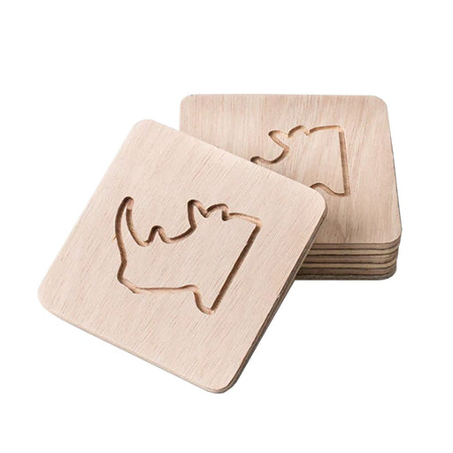 elevenpast Accessories Rhino Coaster - Set of Four RHINOCOASTER