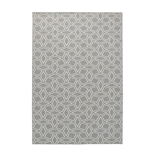 elevenpast Rug 2m x 0.8m Rhombus Reversible Pewter Rug RHOMUSPEWTERRUG2X0.8