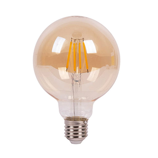 elevenpast LED Bulbs Maxi Globe G95 Filament Amber - 4W E27  Warm White RLL195 6009513054139