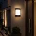 elevenpast Wall Light Black Curved Outdoor Wall Light – E27 IP65 RO429 6009509921292