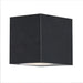 elevenpast Wall Light Bue Square Up or Down Outdoor Wall Light Black - GU10 IP65 RO430 6009509921308