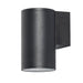 elevenpast Wall Light Bue Black Round Up or Down Outdoor Wall Light – E27 IP65 RO432 6009509921322