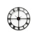 elevenpast Clocks Black Roman Clock Black | White ROMANCLOCKB