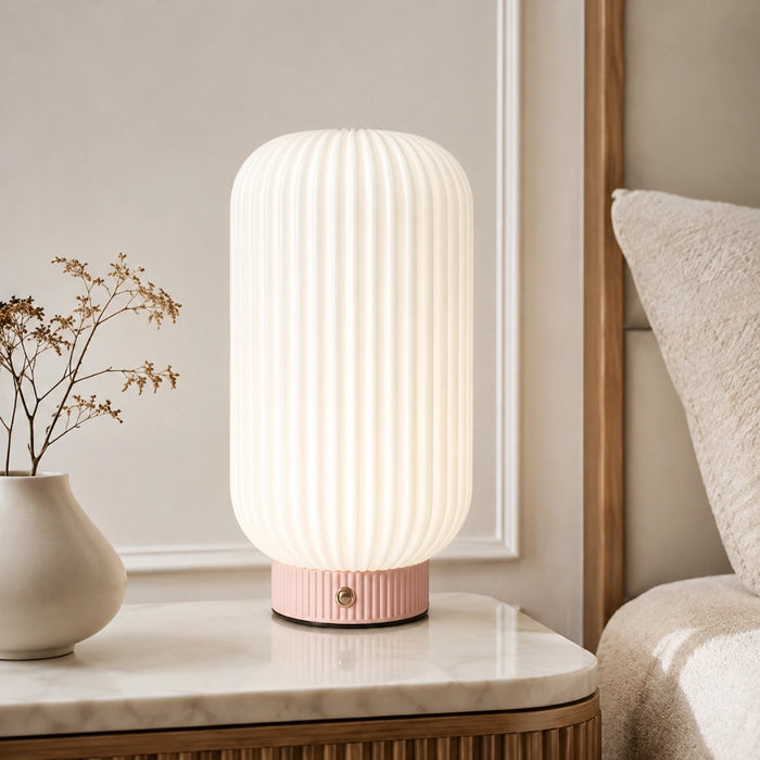 Rowan Square Rechargeable Lamp - Beige | Pink | Green