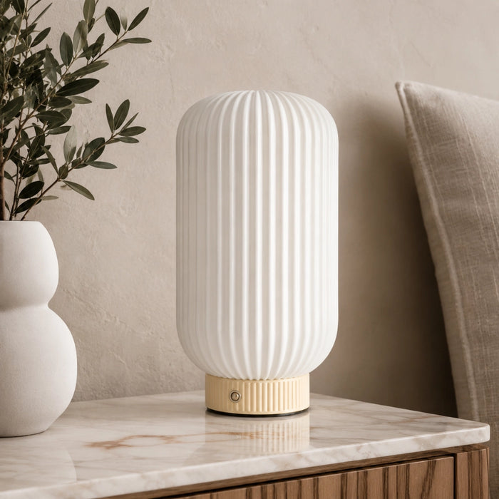 Rowan Square Rechargeable Lamp - Beige | Pink | Green