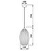 elevenpast pendant light Celeste White Opal Glass Pendant Light RP334 6009509918261