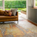elevenpast rug 3.4m x 2.4m Rust Cascade Abstract Rug RUSTRUG3.4X2.4