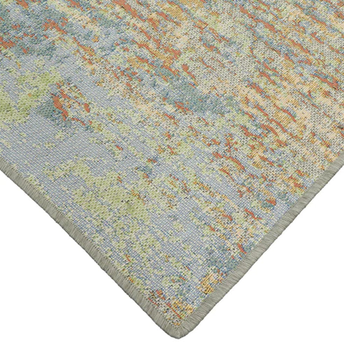 elevenpast rug 3m x 0.8m Rust Cascade Abstract Rug RUSTRUG3X0.8