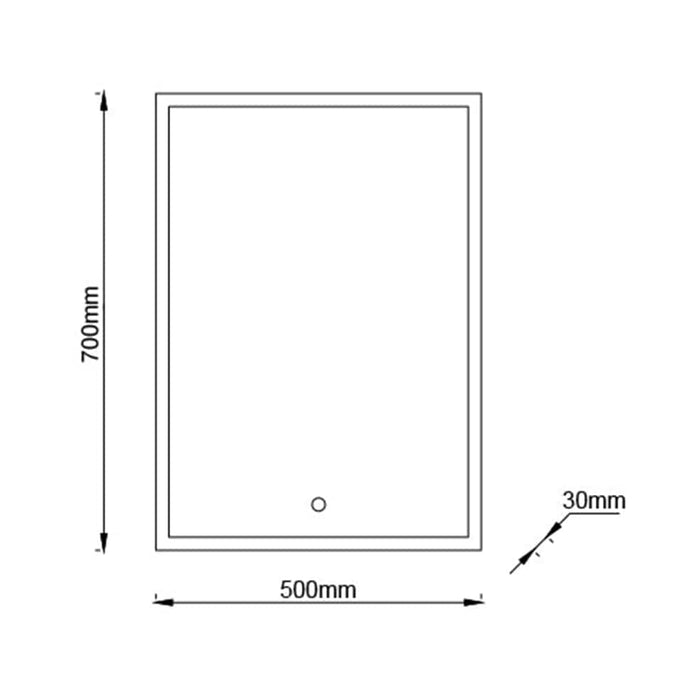 elevenpast Mirrors Brooke LED Wall Mirror RW191 6009509918940