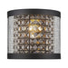 elevenpast Wall Light Surface Star Mesh & Crystal Wall Light - Black RW85 6009513064008