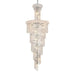 elevenpast Chandeliers Grace Spiral Crystal Chandelier Light Chrome S-KLCH-8740/27