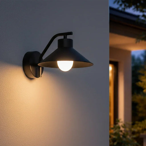 elevenpast LED wall light Pixie Arched 10W LED Wall Light - Black S-LED-828