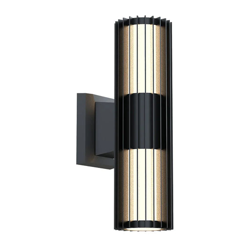 elevenpast LED wall light Vertix Slatted Up and Down Glass LED Wall Light S-LED-833