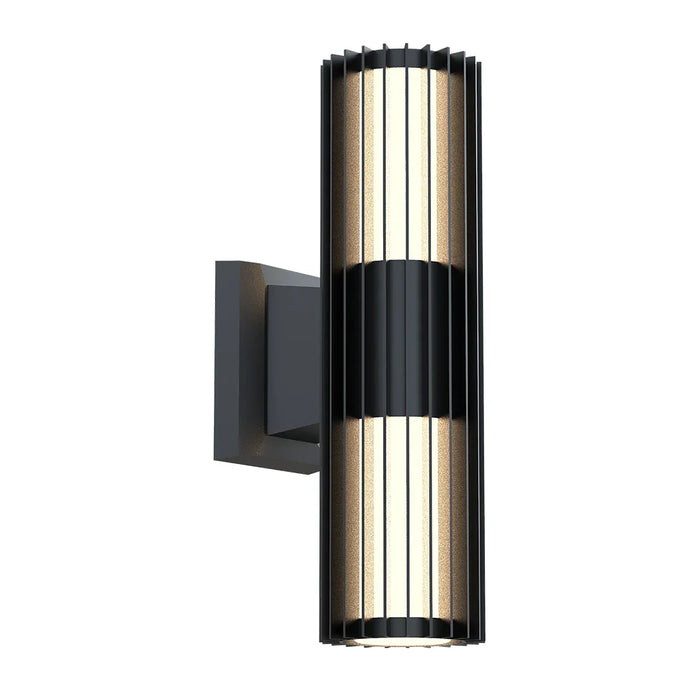 elevenpast LED wall light Vertix Slatted Up and Down Glass LED Wall Light S-LED-833