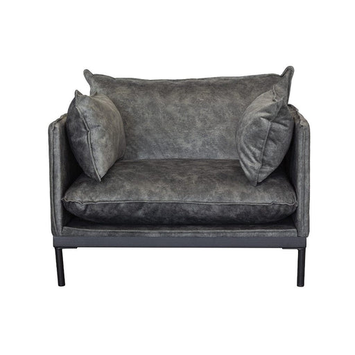 elevenpast armchair Pewter Block Armchair S005