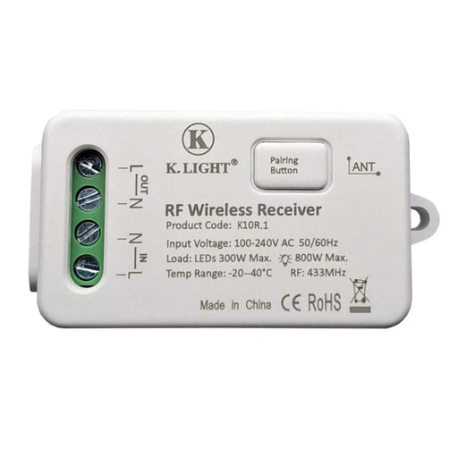 elevenpast switch receiver 1 Channel Kinetic Switch Receiver S11-K10R.1
